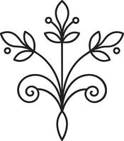 design element illustration black and white vector
