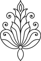 design element illustration black and white vector