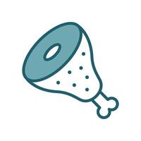 meat icon design template simple and clean vector