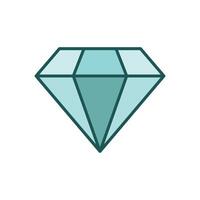 diamond icon design template simple and clean vector