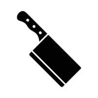 butcher knife icon design template simple and clean vector