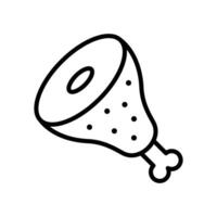 meat icon design template simple and clean vector