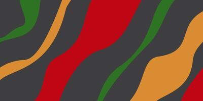 Juneteenth abstract background. black, red, yellow, green. template design for banner, poster, web, social media. vector