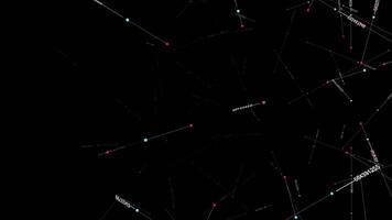 Exploring the Dynamic Movement of Subatomic Particles on a MicrostockPlus Background video