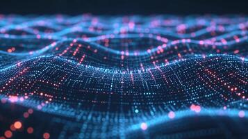 A visualization of a smart grids ability to detect and respond to fluctuations in energy demand demonstrated through changing color photo