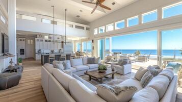 With its spacious and sunlit rooms this beach house is the perfect place to retreat to after a day of fun in the sun. Its functional yet stylish design is ideal for thos photo