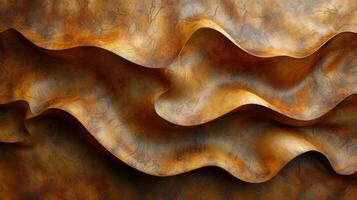 Texture of curled and aged parchment showcasing the intricate details of its weathered surface photo