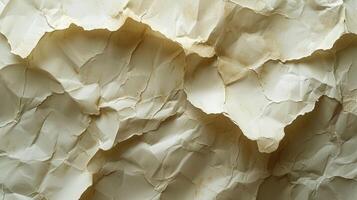 Closeup of a textured handmade paper with lumpy uneven surface showcasing the imperfections of early papermaking ods photo
