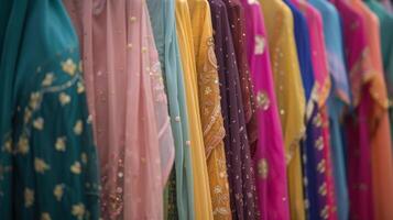 Clothes shopping is another significant aspect of Ramadan with many people purchasing new outfits for special prayers and gatherings during the month. Traditional attire lik photo