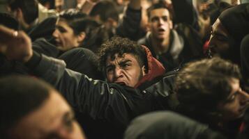 The day after Thanksgiving has become a sport in itself as shoppers push and shove their way through crowds to get to the desired items on Black Friday photo