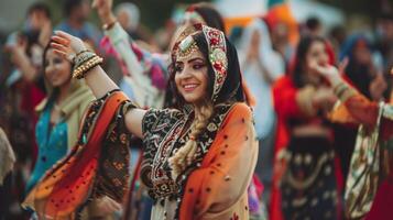 The costumes range from traditional cultural garb to more modern and creative interpretations making it a fun and inclusive event for people from all backgrounds photo