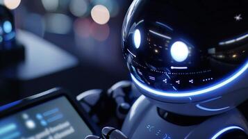 A closeup of the chatbot interface with a notification alerting the user to take a break and practice deep breathing exercises photo