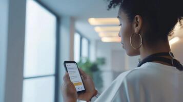 An employee using the platforms schedule feature to set reminders for selfcare and mindfulness breaks throughout their work day photo