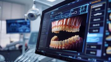 A magnified view of the softwares smart selection tool which uses AI to suggest the best implant options for each individual patient photo