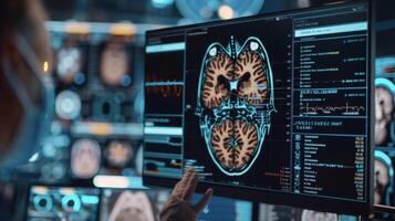The user interface of an AIassisted diagnosis system displays the results of a rare disease diagnosis with a list of potential conditions and their corresponding likelihoods photo
