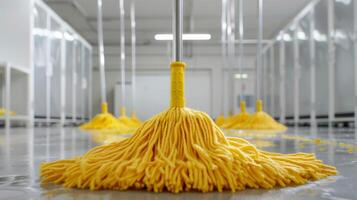 The and durable construction of the mop with a lightweight yet tough material for longlasting use photo