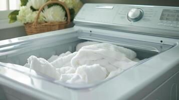 The dryer sheets scented and soft are p inside the dryer to infuse clothes with a fresh scent photo