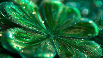 The iconic fourleaf clover is a common symbol associated with this holiday and youll likely see it incorporated in everything from tshirts to banners to decorations photo