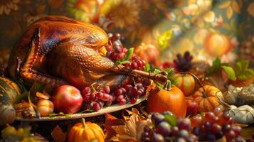 A day to reflect and give thanks for the bountiful blessings bestowed upon us throughout the year photo