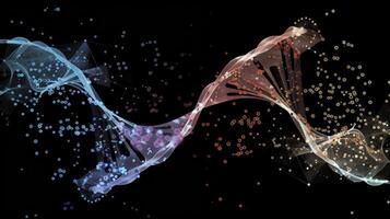 A graph showing a comparison of genetic data from two different individuals highlighting potential variations photo