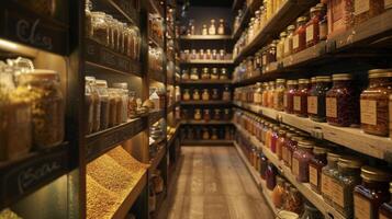 Scents from around the world fill the air as you walk down this aisle with fragrant es herbs and sauces clamoring for your attention photo