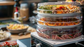 The dehydrator comes with a detailed instruction manual and recipe book for endless possibilities photo