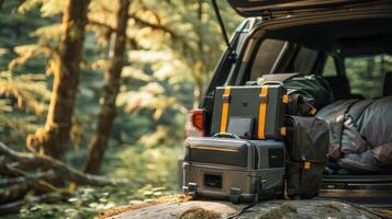 Compact and lightweight the power station can easily fit in a backpack or car trunk making it the perfect travel companion for onthego power needs photo