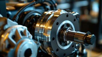 A closer look at the electric motor designed to start up quickly and run smoothly for extended periods of time photo