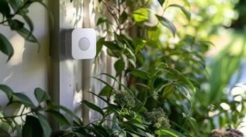 An upclose view of the motion sensor triggering the repeller to activate when pests are detected photo