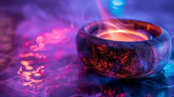 The natural patterns and textures of a stone tea warmer evoking a sense of serenity and connection to nature photo
