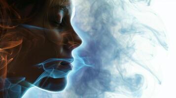 A person in meditation focusing on their breath as they connect with the healing power of Reiki photo