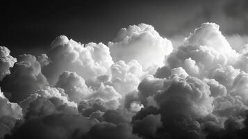 The soft feathery edges of these clouds give way to deeper more intense shades photo