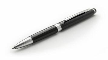 A sleek and professional pen with a metallic finish and your companys name engraved on the side photo