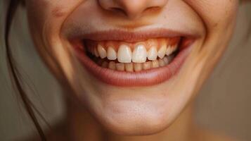 The creases around the mouth seem to rise and fall in perfect harmony with each wave of laughter giving the persons face a lively and expressive quality. photo