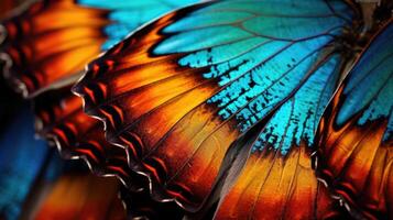 The gentle flutter of a erflys wings, the vibrant colors of its metamorphosis reflecting the passionate intensity of newfound love. photo