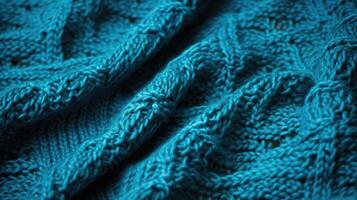 A handknit blanket, complete with a few holes and imperfections, showcasing the time and care put into its creation. photo