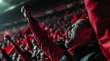 The unified chants of the fans served as a constant reminder of their unwavering support for their team photo