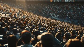 The power and unity of a stadium full of people united in a moment of quiet tribute photo