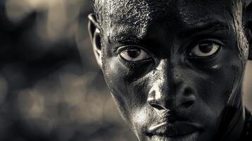 The determination and exhaustion on a runners face showing the true challenge of a race photo