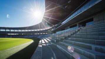 An energyefficient stadium with lowemissivity windows reducing heat loss and promoting temperature regulation photo