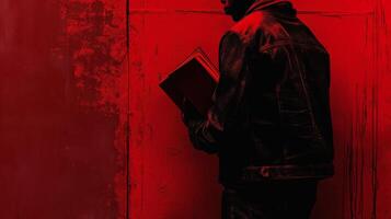A suspenseful ebook cover with a gripping image and intriguing title in bold red font photo