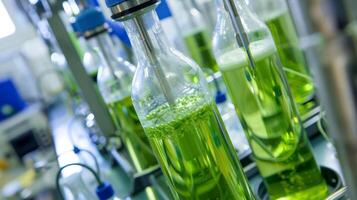 A group of researchers carrying out experiments in a laboratory setting studying various techniques and ods for enhancing the efficiency and yield of hybrid thermochemical extraction photo