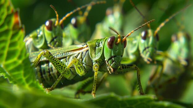 A group of scientists are studying the characteristics of an invasive insect species that has the potential to be a valuable source of biofuel. photo