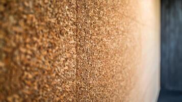 The acoustically sound cork walls boast an impressive surface texture creating a visually interesting feature in any room. This paired with its exceptional sound insulation abilities photo