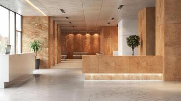 In addition to its functional benefits the cork walls add a touch of luxury to the interior with their elegant appearance. The soft cushiony surface not only enhances the aesthetic photo