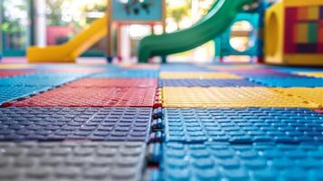 Easy to Clean The interior surface of these tiles is easy to clean making them a practical choice for kindergarten classrooms. Any spills or messes can be quickly wiped away ensuring photo