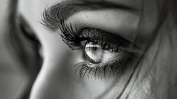 Its as if the lashes are reaching out inviting the viewer to join in the dance. photo