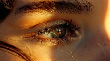 With every blink the dance of the eyelashes becomes a story in motion. photo