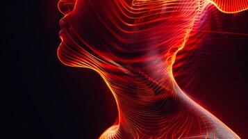 The rise and fall of a pulse on the neck is captured in stunning detail the delicate movements visibly palpable. photo