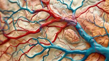 Like a map of life the Dance of Veins and Arteries showcases the bodys lifelines delivering oxygen and removing waste. photo